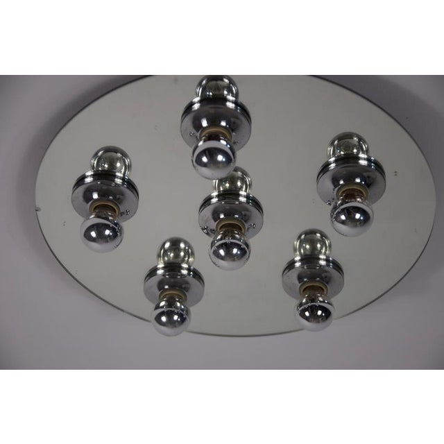 Chrome Wall Lamp or Flush Mount attributed to Cosack, 1970s For Sale - Image 9 of 10