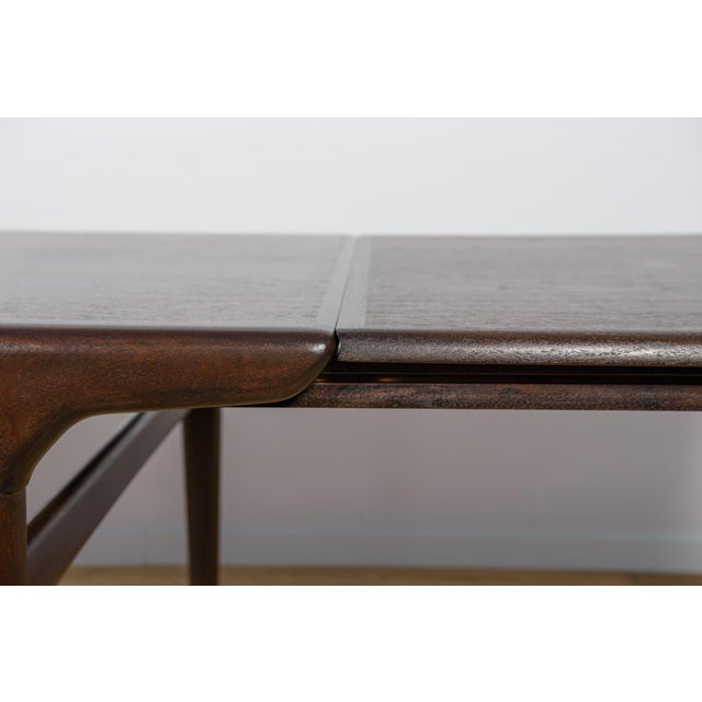 Mid-Century Modern Teak Extending Dining Table by Johannes Andersen for Uldum Møbelfabrik, Denmark, 1960s For Sale - Image 17 of 18