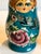 Set of 5 Mint Condition Vintage Hand-Painted Matryoshka Nesting Dolls, 5-Piece Green Laquer With Gold Black and Red Accents For Sale - Image 12 of 14