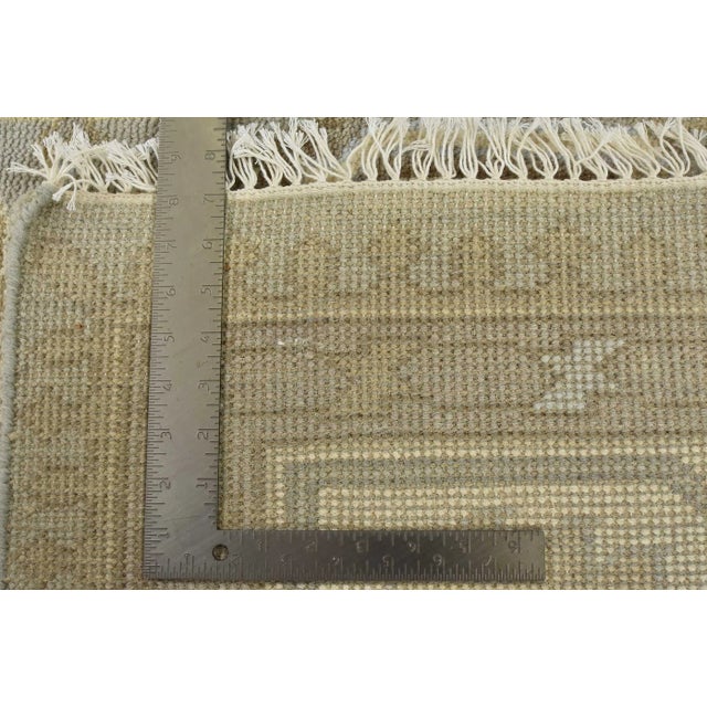 Oushak Rug 10’1” X 13’10” Gray Wool Traditional Hand-Knotted Oriental Carpet For Sale - Image 12 of 12