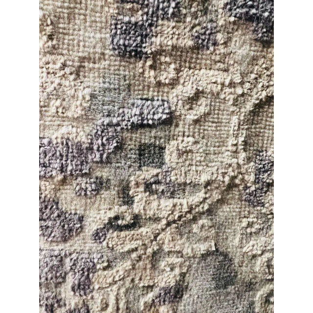 Textile 2020s Gray Modern Rug Silk & Wool For Sale - Image 7 of 8