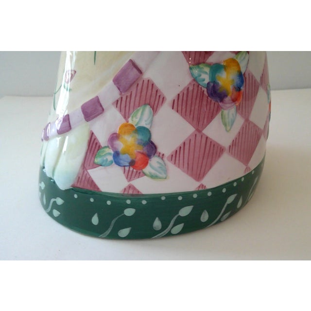 Fitz and Floyd Essentials Gypsy Chick's Vase Bird Floral For Sale In Dallas - Image 6 of 8