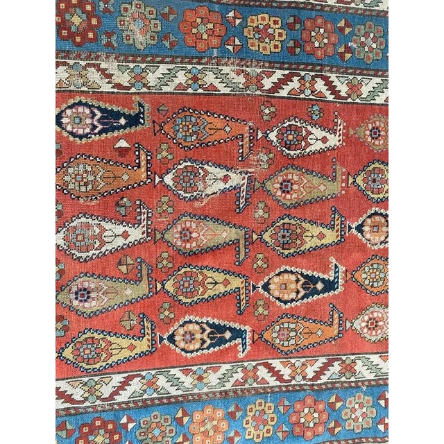 Antque Caucasian Guwan Rug For Sale - Image 6 of 17