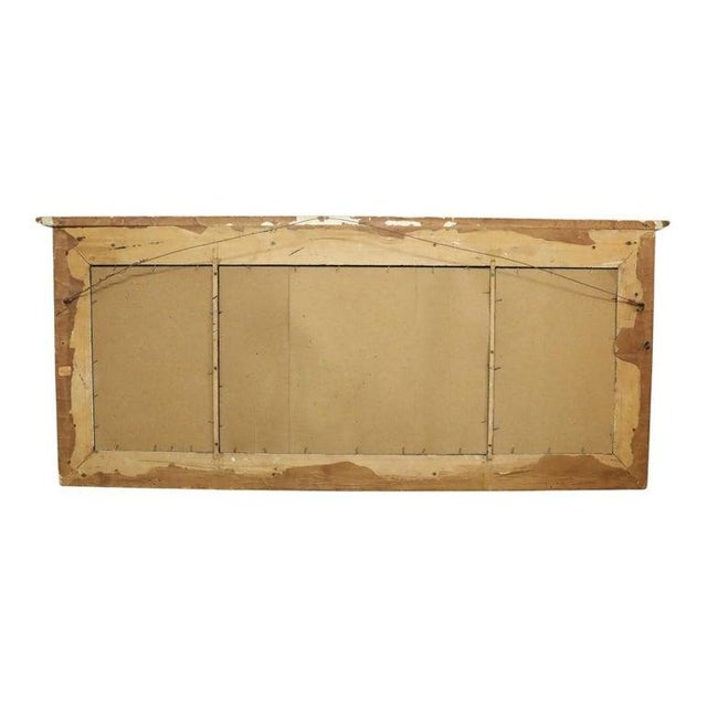 American Empire Classical Gilt Wood 1st Finish Triptych Mirror C1840 For Sale - Image 9 of 9