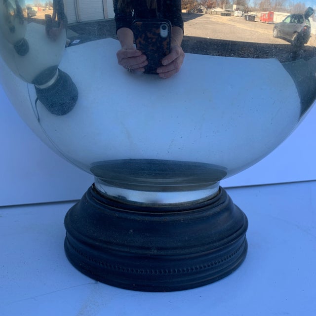 Glass Vintage Mercury Glass Table Lamps a Pair For Sale - Image 7 of 10