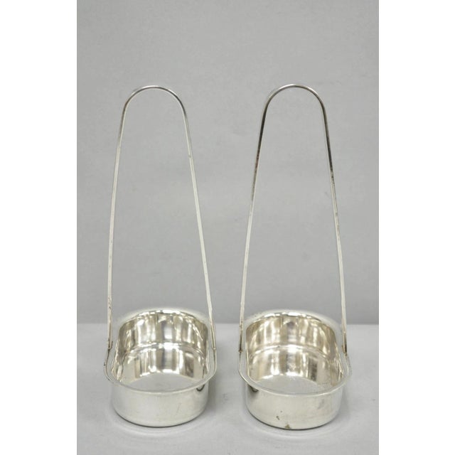 Vintage Modern Silver Plated Dinner Oil Caddy & (10) Toast Bread Racks - 12 PCS For Sale - Image 10 of 18
