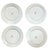 1990s Set of 12 Vintage Block Black & White Wildlife Dinner Plates, Spal Portugal For Sale - Image 5 of 9