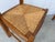 Vintage sturdy oak and wicker brutalist style dining chairs. Sturdy ever lasting oak frames with thick wicker seats. 1960s...