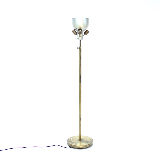 Metal Vintage Model 2148 Floor Lamp by Josef Frank for Svenskt Tenn, 1940s For Sale - Image 7 of 16