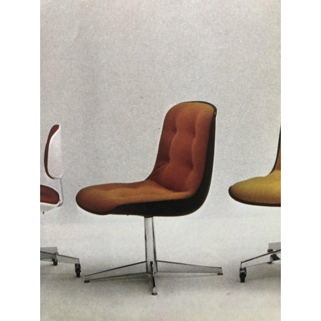 Set of French Visitor Chairs by Steelcase Strafor, 1970 For Sale - Image 9 of 12