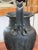 Gray 19th Century Italian Grand Tour Urn With Swan Handles on Marble Base For Sale - Image 8 of 9