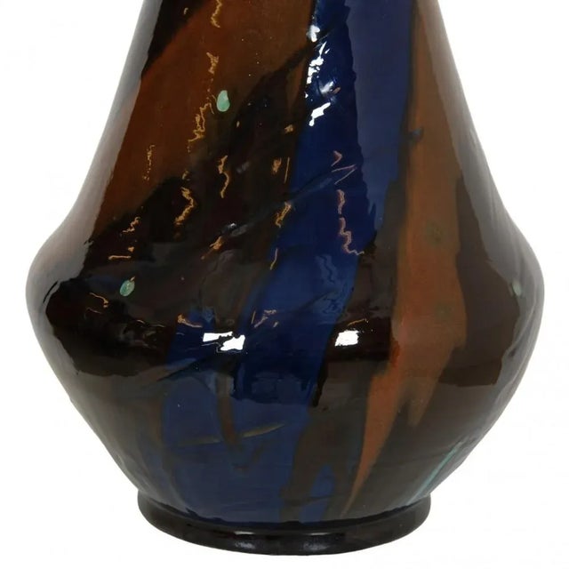 Blue and Brown Vase from Kæhler, 1960s For Sale - Image 3 of 9