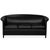 Leather Aura Three-Seater Sofa in Black by Paolo Piva for Wittmann For Sale - Image 13 of 13