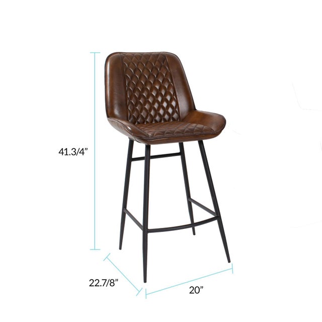 Modern Hobart Leather Chair For Sale - Image 3 of 11
