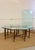 McGuire California Modern Octagonal Bamboo Rattan and Glass Dining Table For Sale In Detroit - Image 6 of 12