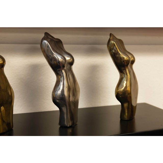 Late 20th Century Eleven Nude Figures Bronze Wall Sculpture College for Creative Studies Detroit For Sale - Image 5 of 6