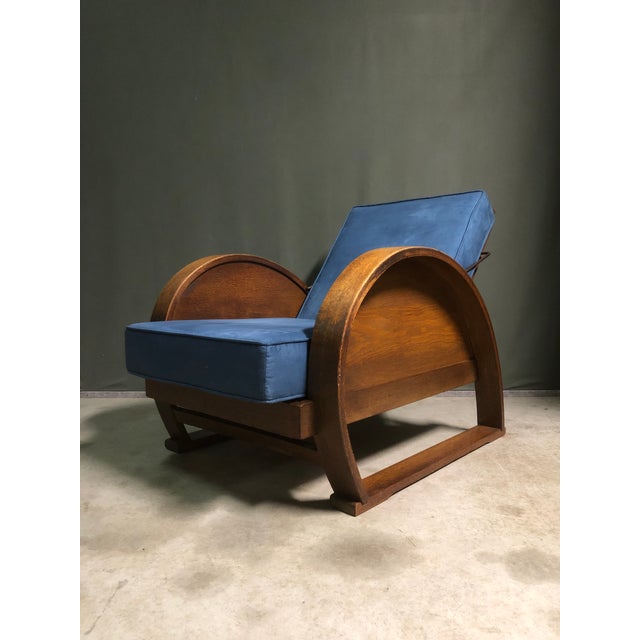 Vintage Reclining Lounge Chair, 1930s For Sale - Image 12 of 18