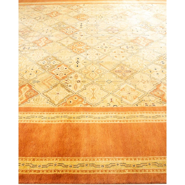Solo Rugs Eclectic, One-of-a-Kind Hand-Knotted Area Rug in Brown, 12' 1" x 17' 8" For Sale - Image 4 of 8