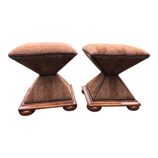 Ottomans by Baker - a Pair For Sale