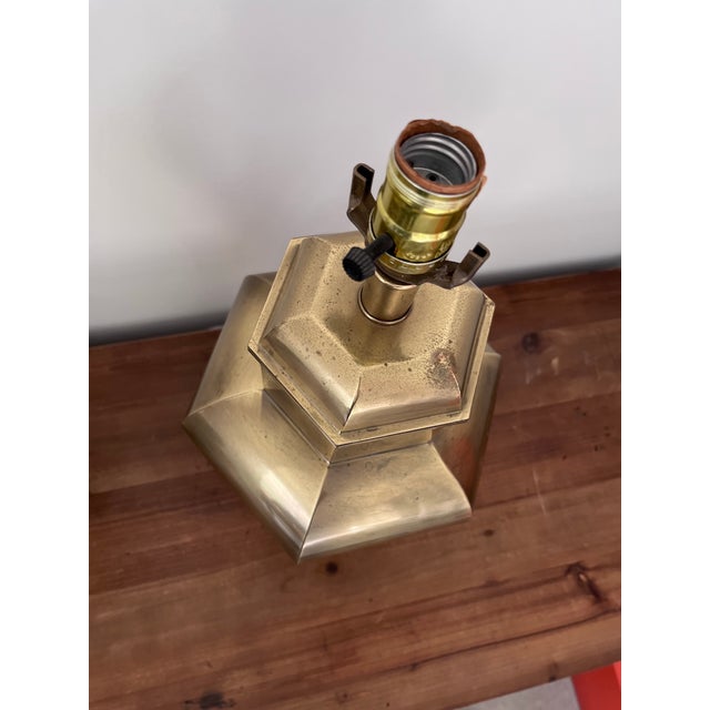 Late 20th Century Frederick Cooper Brass Ginger Jar Lamps-a Pair For Sale - Image 10 of 11