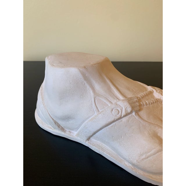 A gorgeous Grand Tour style cast plaster sculpture of an Ancient Greek or Roman foot Turkey, Early 21st Century Measures:...