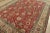 Farmhouse Tabriz Rug 10'2'' X 12'8'' Red Wool Vintage Traditional Hand-Knotted Carpet For Sale - Image 3 of 15