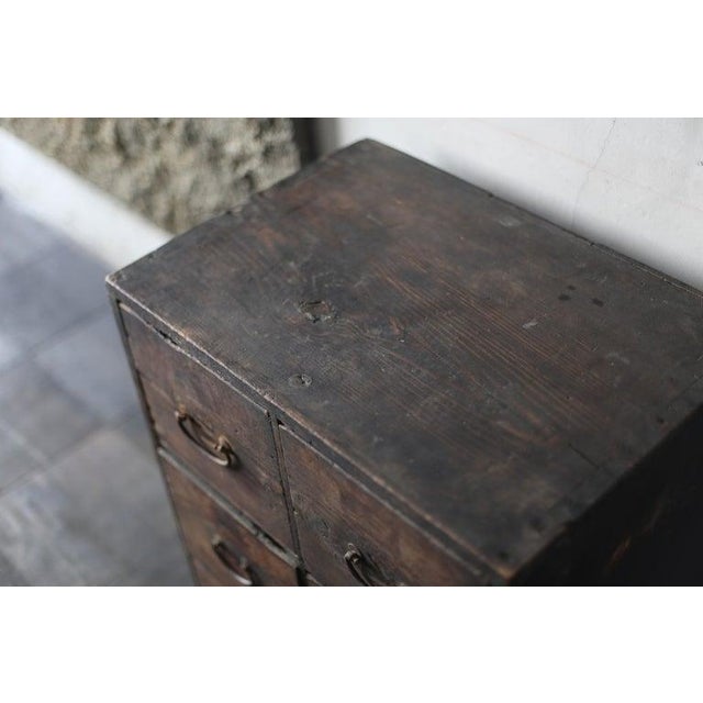 Japanese Antique Bk Drawer 1860s-1900s / Storage Tansu Wabisabi For Sale - Image 10 of 12