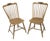 Pair of Early 20th Century Paint-Decorated Chairs For Sale