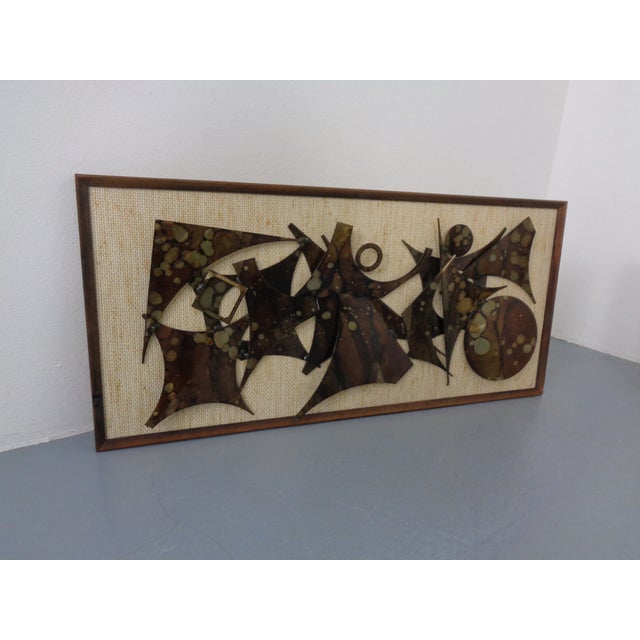 Brutalist Metal Wall Panels by Henrik Horst, Denmark, 1960s, Set of 2 For Sale - Image 14 of 18