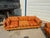 Mid 20th Century Selig of Monroe Mid-Century Modern Geometric Pattern Pit Sofa For Sale - Image 5 of 12