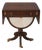Maitland Smith Mahogany Drop Side Empire Sewing Table For Sale