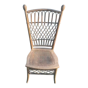 Antique Heywood Brothers and Wakefield Company Wicker Side Chair