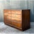 Mid-Century Modern Vintage Drexel Wood and Metal Campaign Dresser For Sale - Image 3 of 12