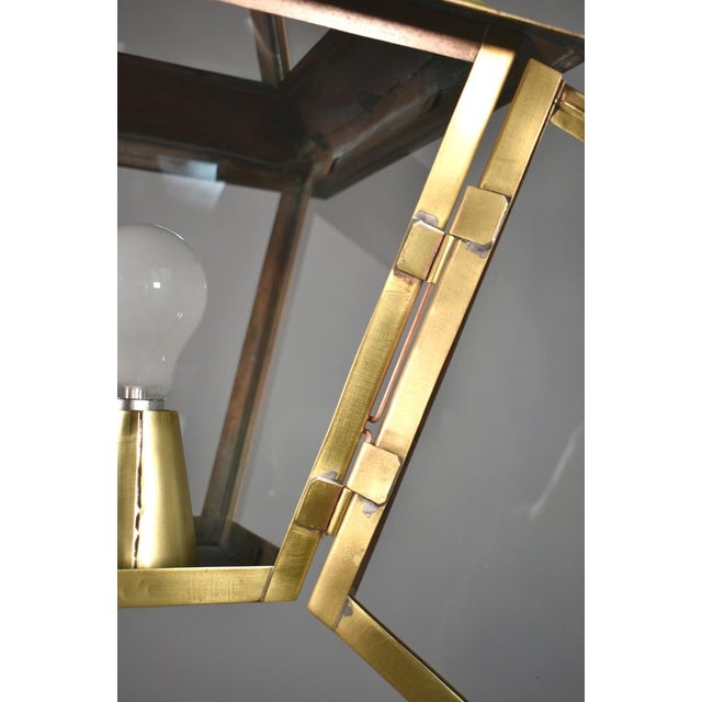 French Lantern in the style of Mansard, 1890s For Sale - Image 10 of 16