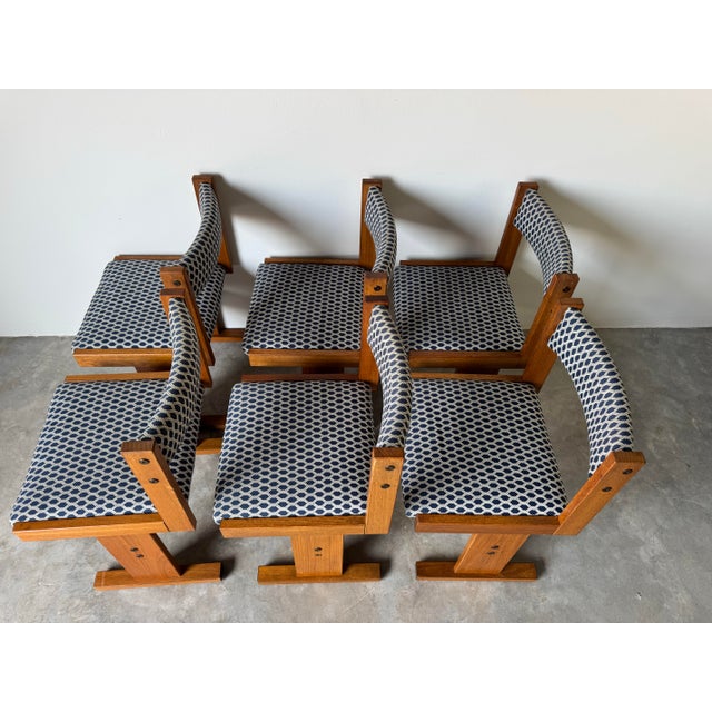 1970s Mid-Century Modern Dining Chairs by Paul H. Poulsen for Gangso Møbler – Set of Six/ Sold For Sale In Miami - Image 6 of 12