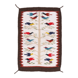 Vintage Tree of Life Southwest Rug, 02'03 X 03'04