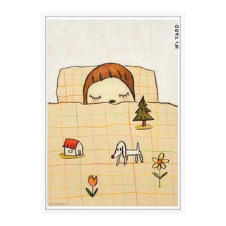 Yoshitomo Nara, Dream Time, 2021 - White Frame For Sale