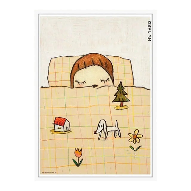 Yoshitomo Nara, Dream Time, 2021 - White Frame For Sale