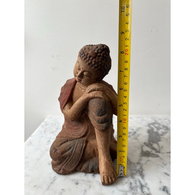 Wood Liao Dynasty Wooden Buddha Statue For Sale - Image 7 of 7