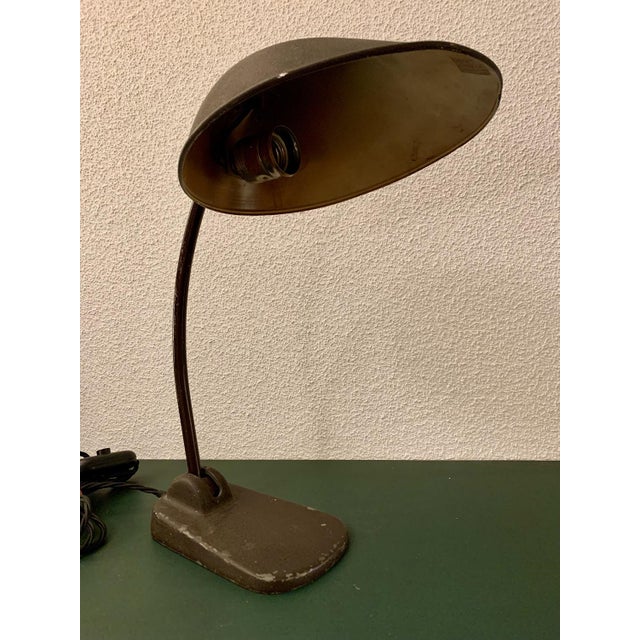 Bauhaus Bureau or Piano Lamp by Bag Turgi, 1940s For Sale - Image 6 of 10