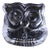 Vintage Glass Figure of an Owl by Lars Hellsten For Sale
