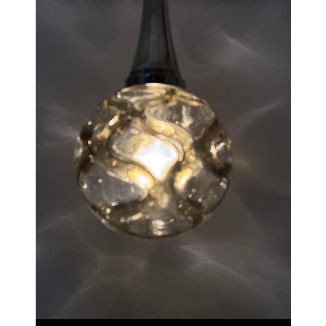 Murano Glass Pendant Lamp from Doria Leuchten, Germany, 1960s For Sale - Image 3 of 18