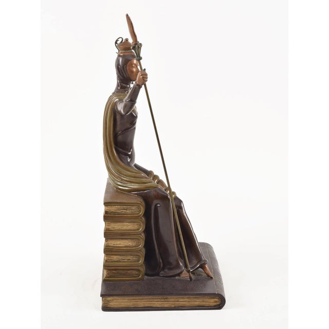 Art Deco Erté, Justice, Bronze Sculpture, Art Deco, Signed, Edition of 500, 1984 For Sale - Image 3 of 6