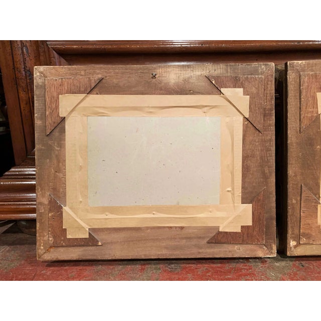 Pair Early 20th Century French Paris Gouaches Signed Henry La Touche For Sale - Image 12 of 13