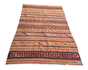 Vintage Tribal Kilim - 64" X 108"