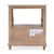 Mabel 24 in. W Rectangular Marble and Wood 1 Drawer Nightstand with Top Open Shelf, Sandalwood Beige For Sale - Image 10 of 11