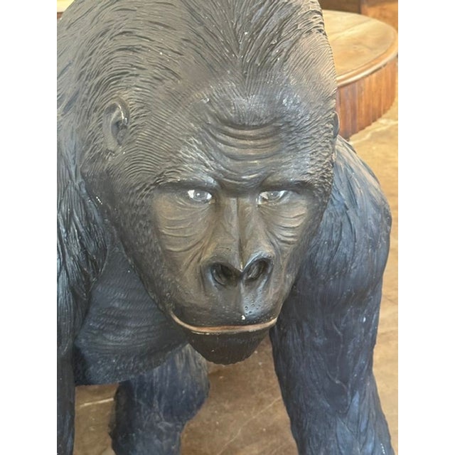 Vintage Carved Gorilla For Sale - Image 4 of 9