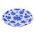 Blue & White Floral Tray For Sale