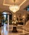 1980s Italian Amazing Large Murano Glass Gold Leaves Chandelier For Sale - Image 11 of 14