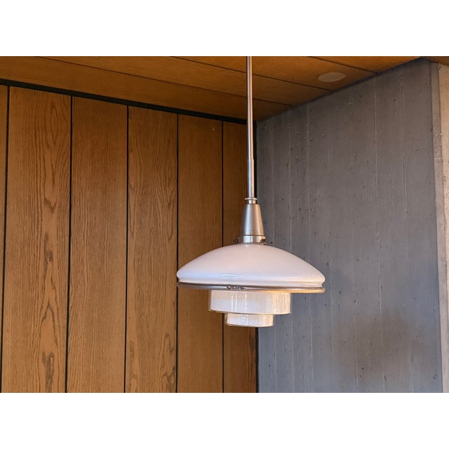 1930s Bauhaus P3 Pendant Lamp by Otto Müller for Sistrah, 1930s For Sale - Image 5 of 14